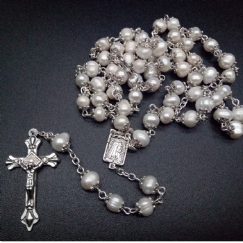 Natural pearl Rosary MX30302