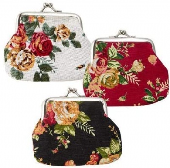 Brocade Fabric Rosary Case